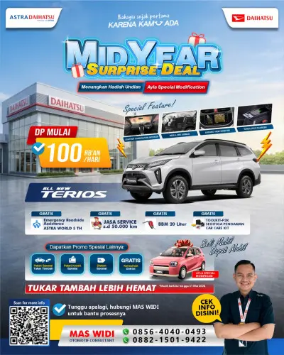 TERIOS ANGSURAN 100Ribuan Per Hari