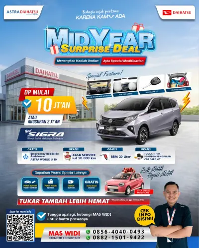 SIGRA DP MULAI 10 JUTAAN